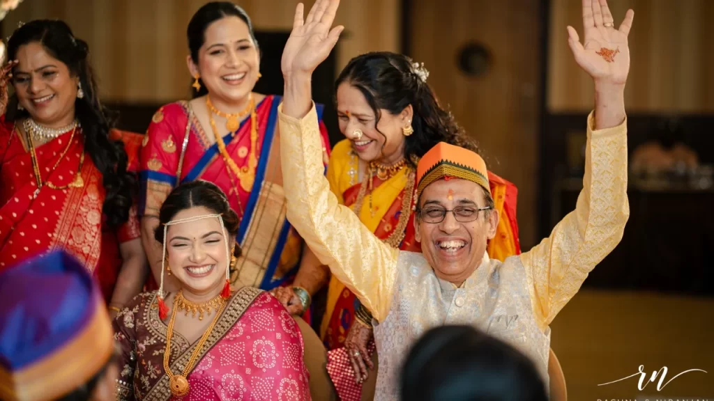 Wedding photographer capturing natural emotions without interrupting the celebration