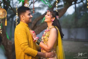 Candid Shot of Shraddha Getting Ready on Her Wedding Day, Taken by Expert Photographers in Pune