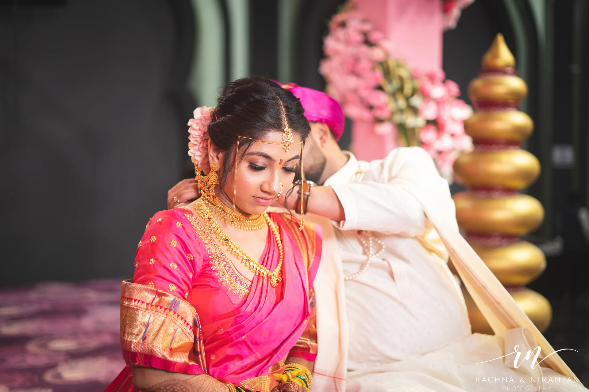 Natural and emotional couple shoot from Sneha & Rahul’s wedding, captured by the best candid wedding photographers in Pune
