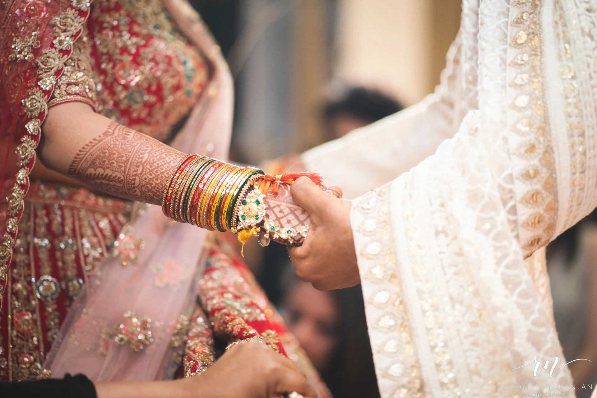 Candid moment of Pratiksha & Rohit during their wedding pheras – filled with emotion and tradition at their Bihari wedding in Pune