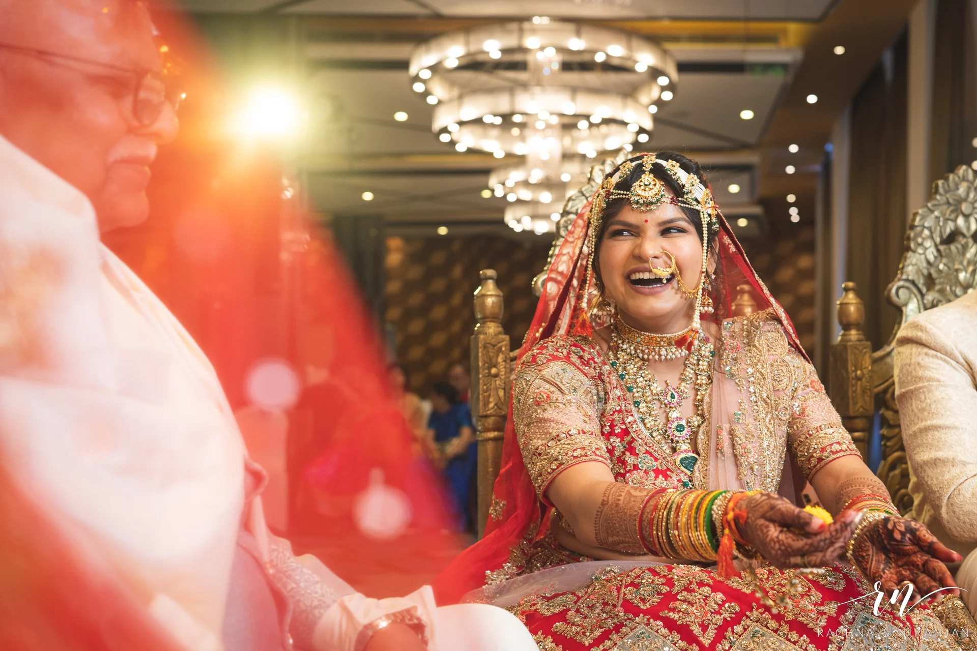 Pratiksha & Rohit during their Bihari wedding at Amanora The Fern – full of laughter and love.