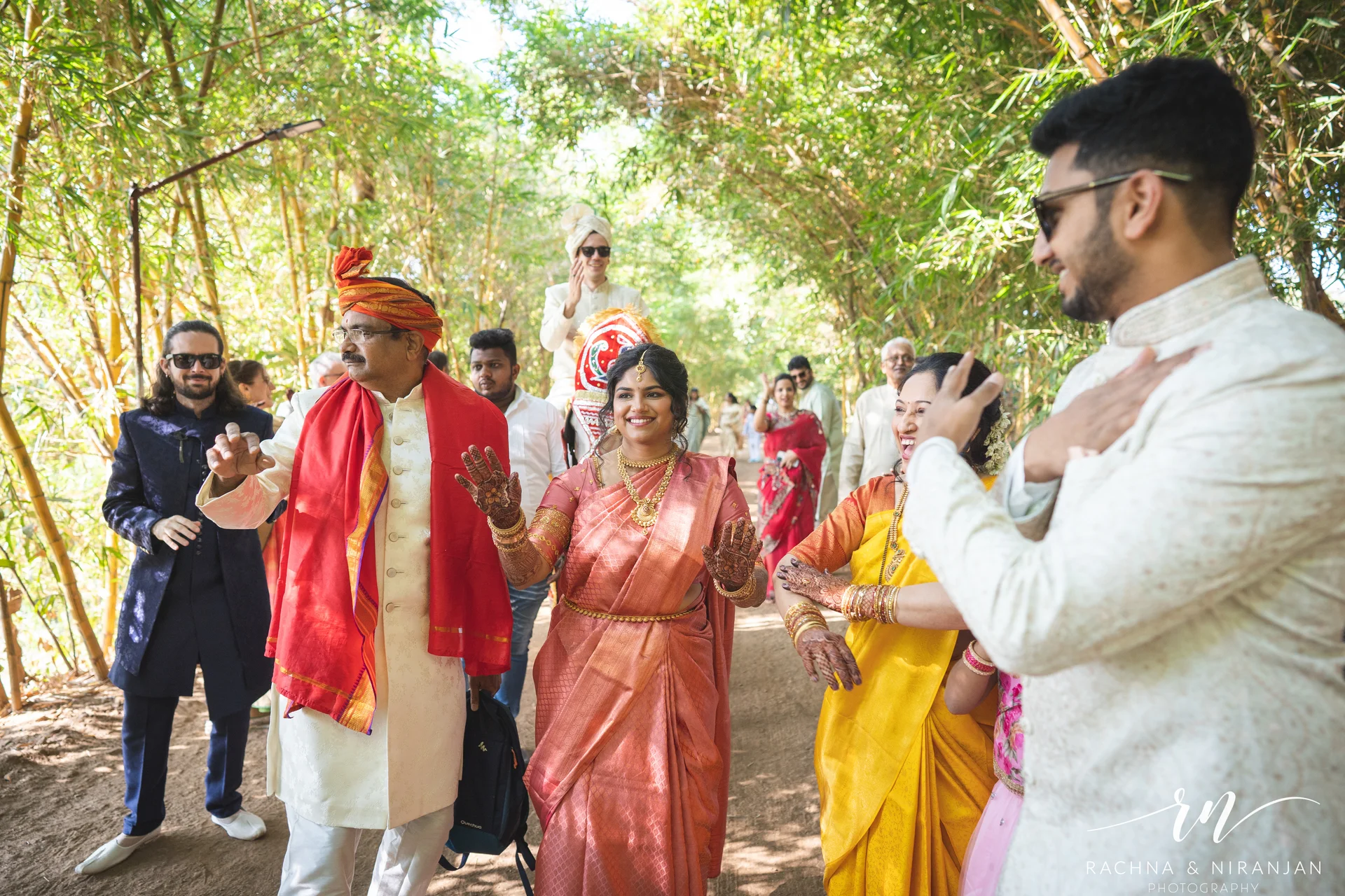 Bride’s Entry with Floral Canopy | Destination Wedding Photographer in Pune
