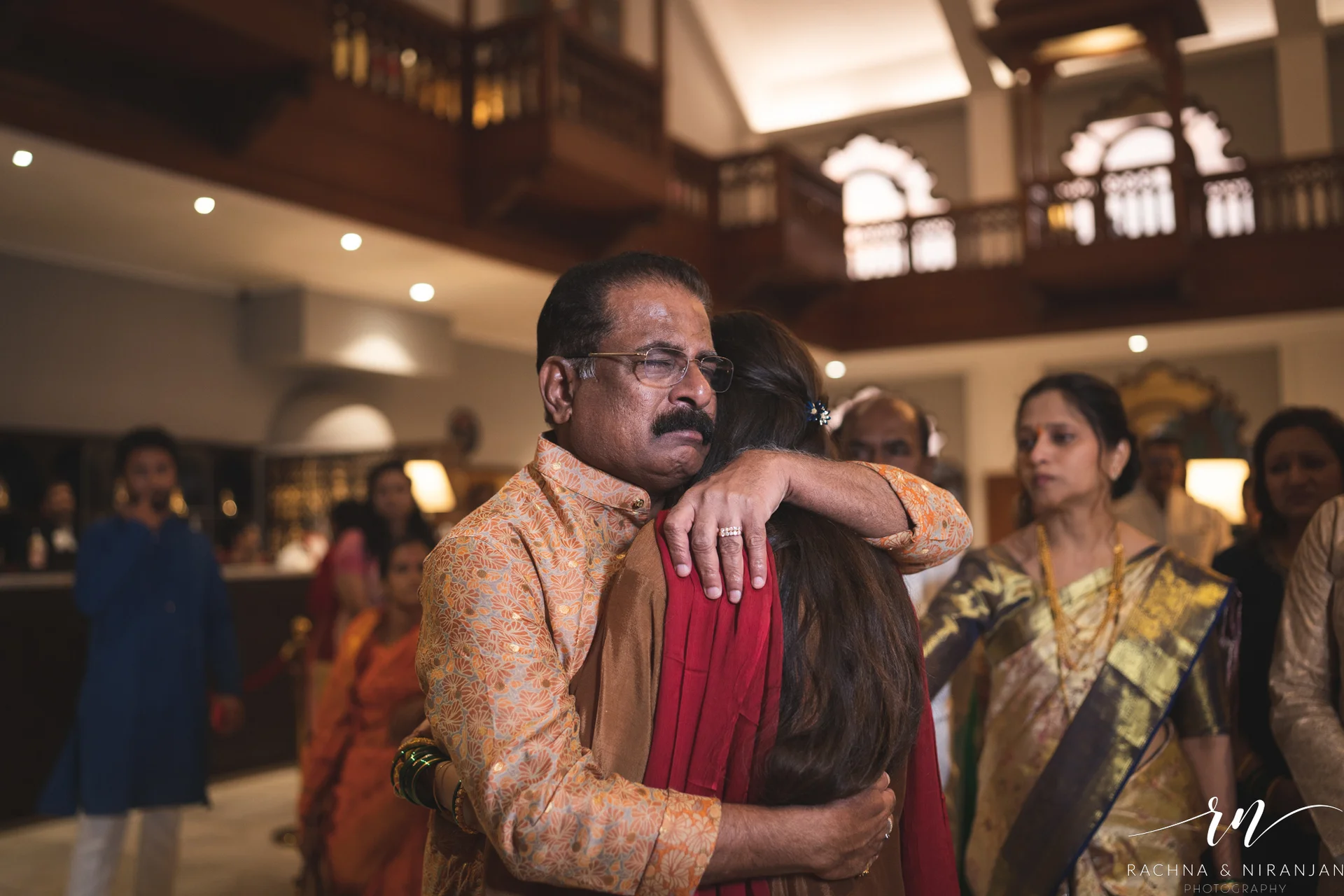 Emotional Crying Moment of Bride Priyanka During Bidaai at Taj Gateway, Nashik | Captured by Candid Photographer in Pune