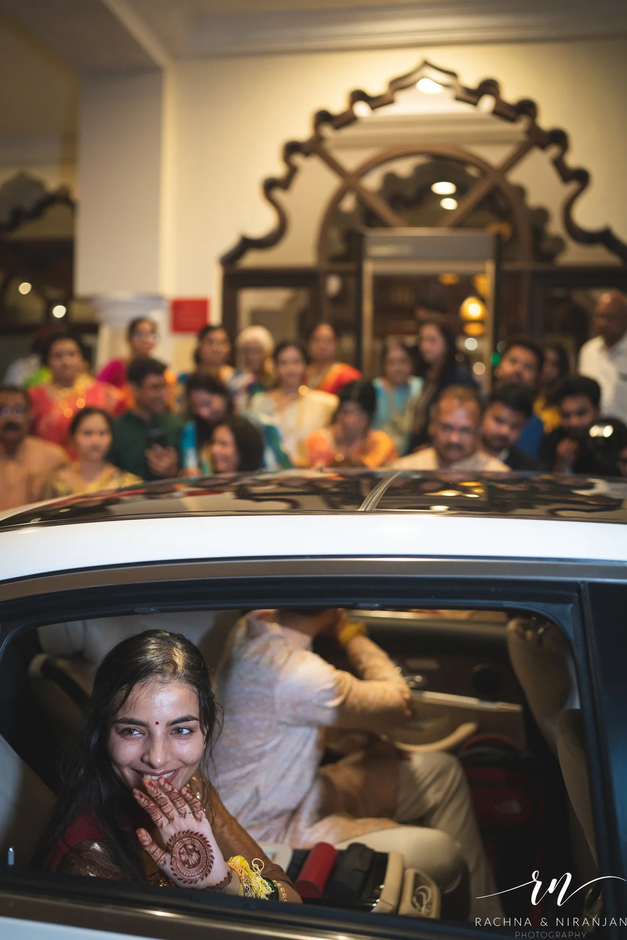 Cinematic Bridal Entry of Priyanka Surrounded by Bridesmaids at Taj Gateway, Nashik | Wedding Cinematographer in Pune