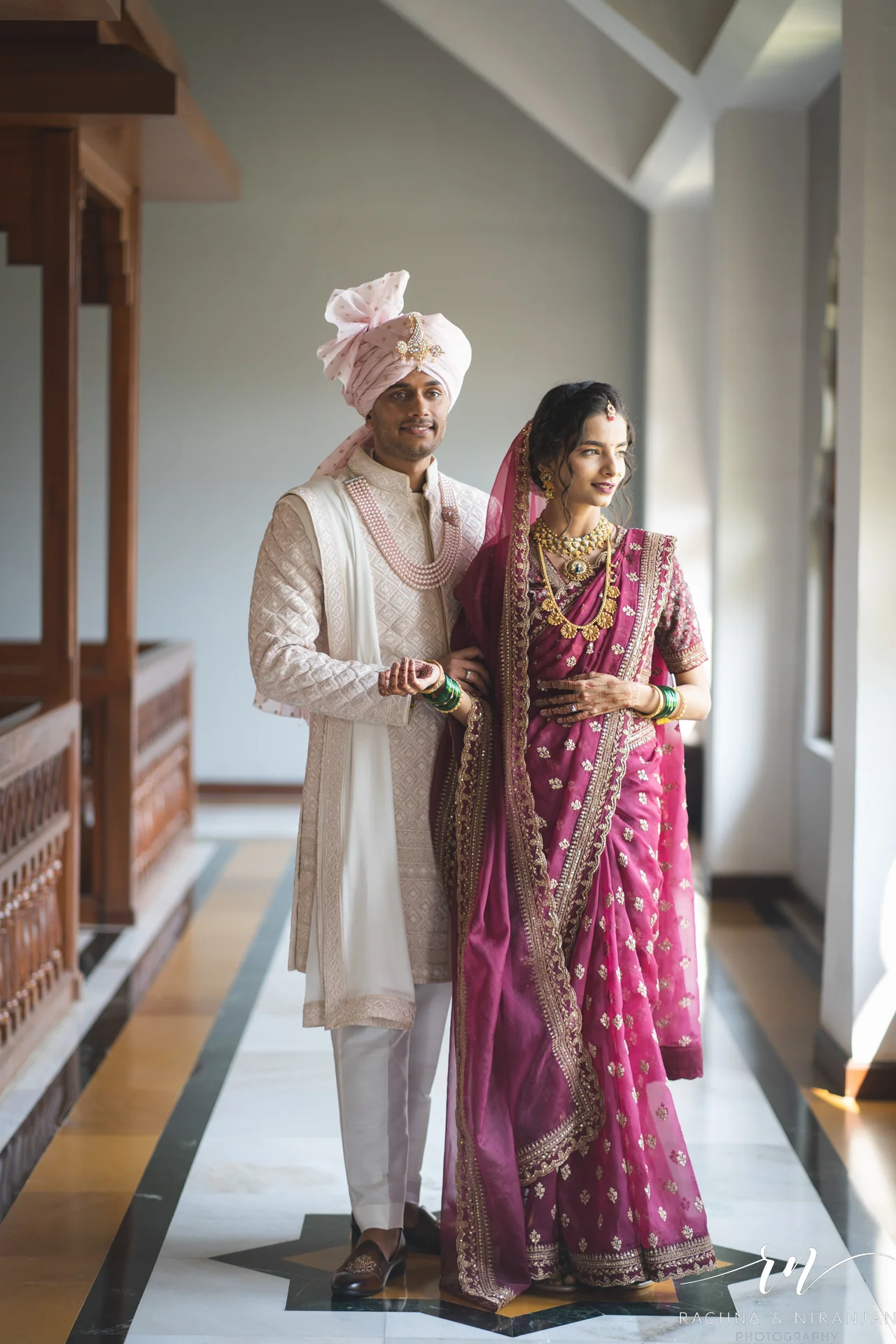 Priyanka & Abhi’s Traditional Maharashtrian Wedding Ceremony at Taj Gateway, Nashik 