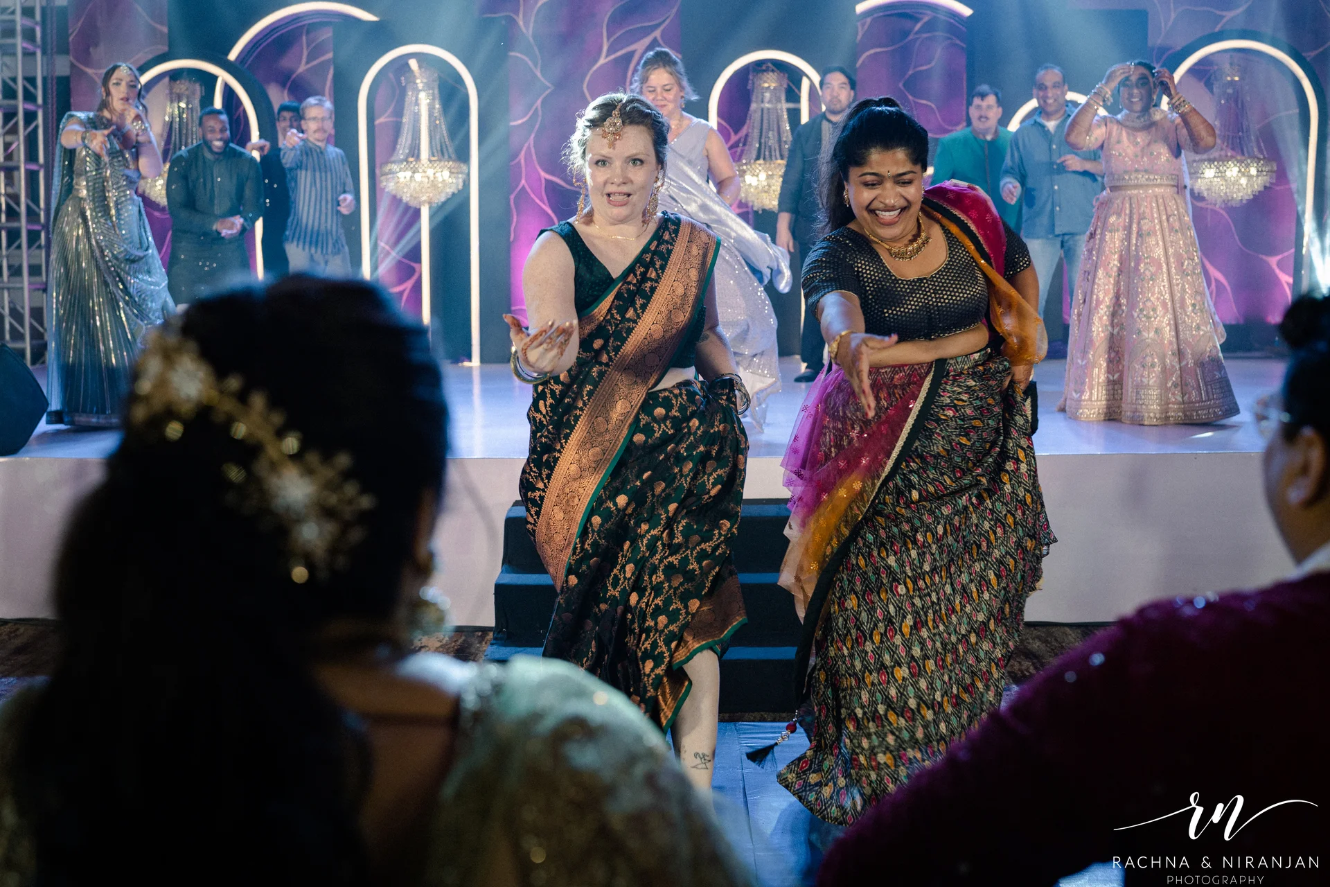 Vibrant Sangeet Celebration Filled with Music, Dance, and Laughter