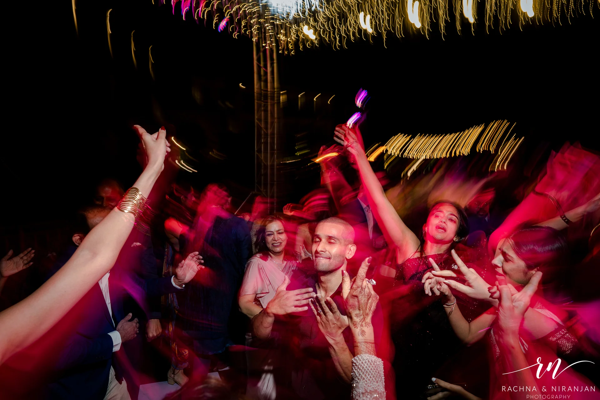 DJ night and dance floor moments at The Cliff Panchgani wedding 