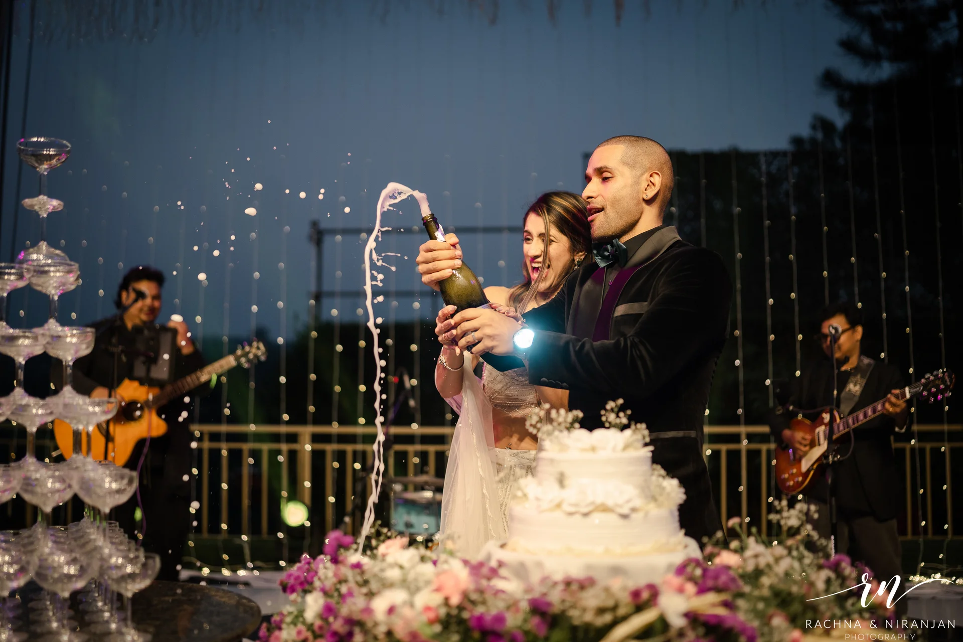 DJ night and dance floor moments at The Cliff Panchgani wedding