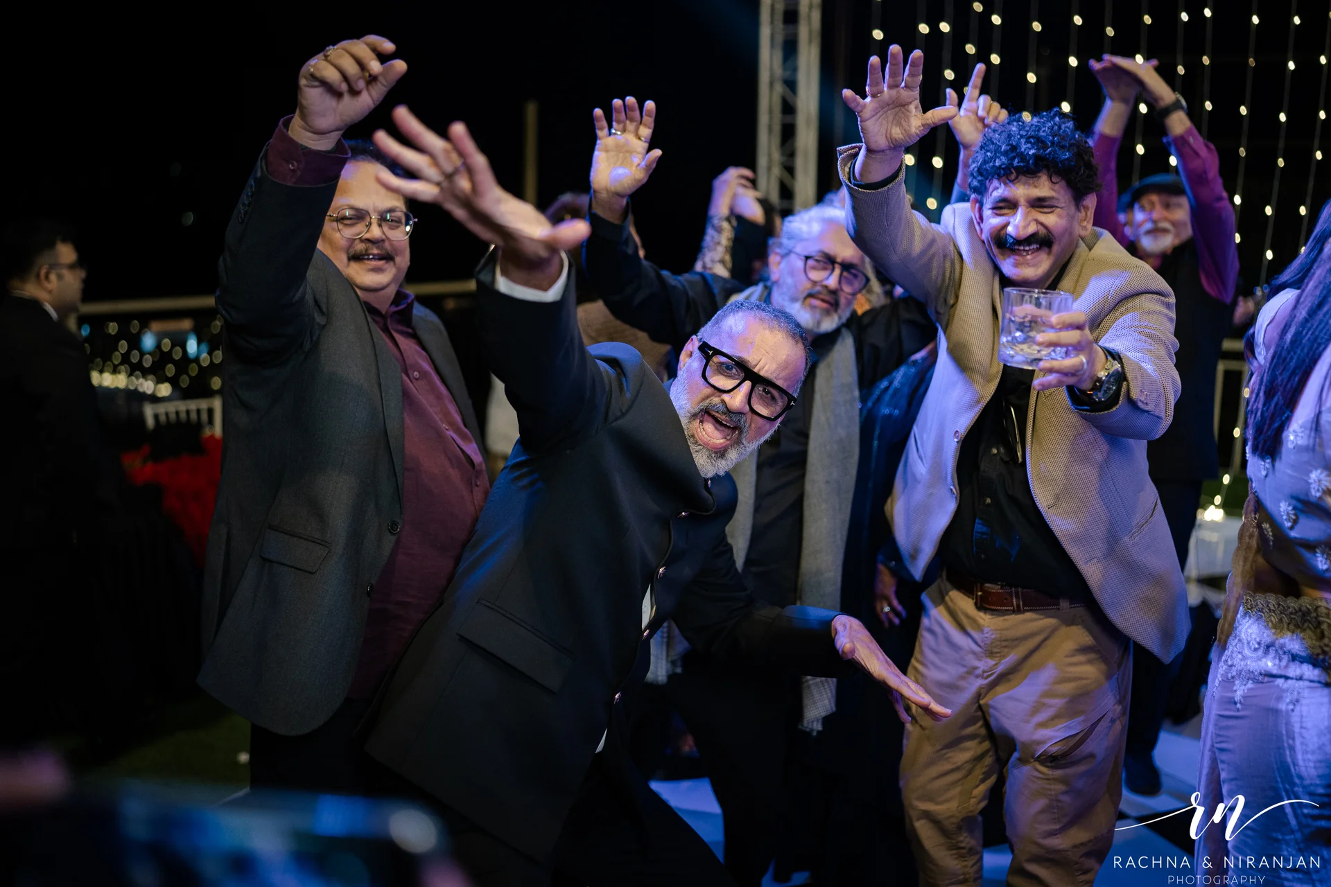 High energy sangeet cocktail night at The Cliff Panchgani