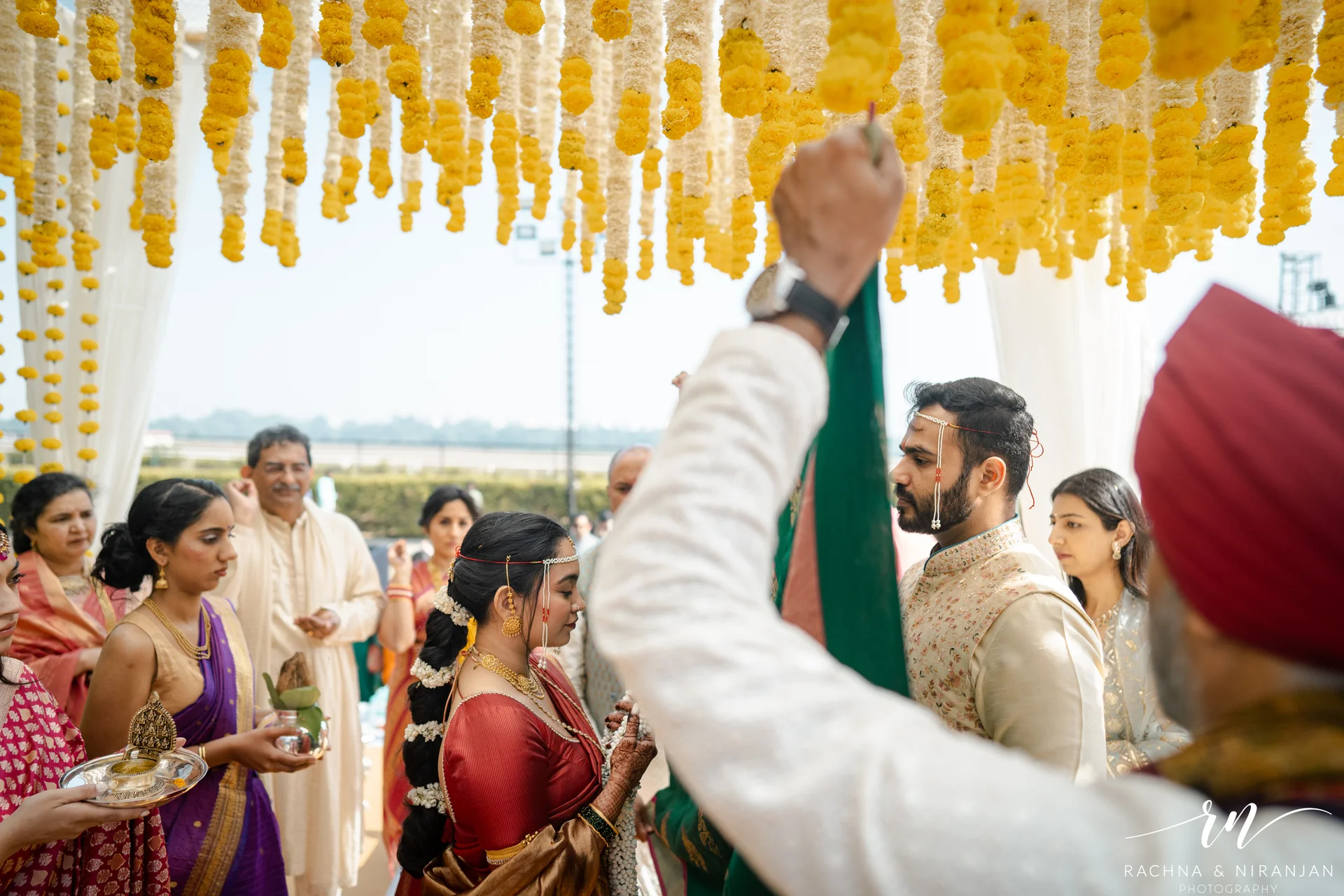 Marathi wedding celebration at Turf Club Pune