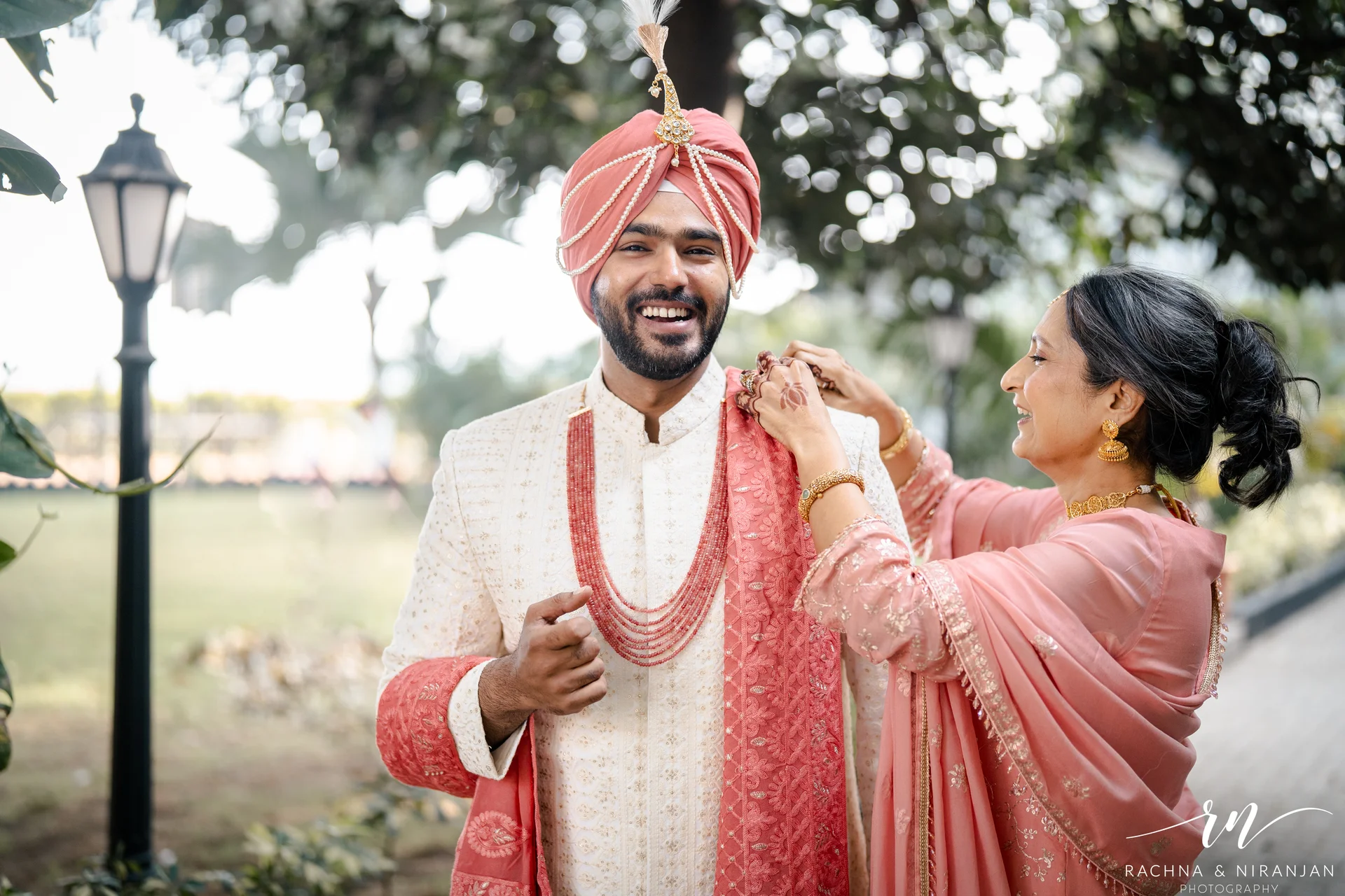 Traditional Punjabi groom at Anand Karaj ceremony Hollywood Gurudwara Pune