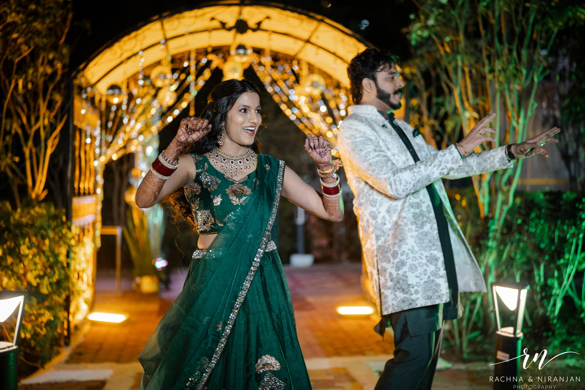 Bride and groom portrait from Punjabi Tamil wedding captured by a top wedding photographer in Pune
