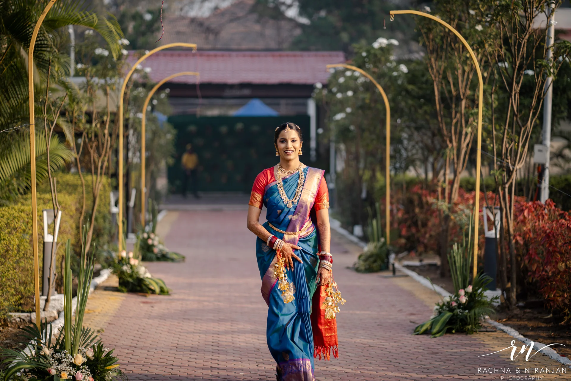 Bride candid moment during Tamil wedding rituals photographed by candid photographer in Pune