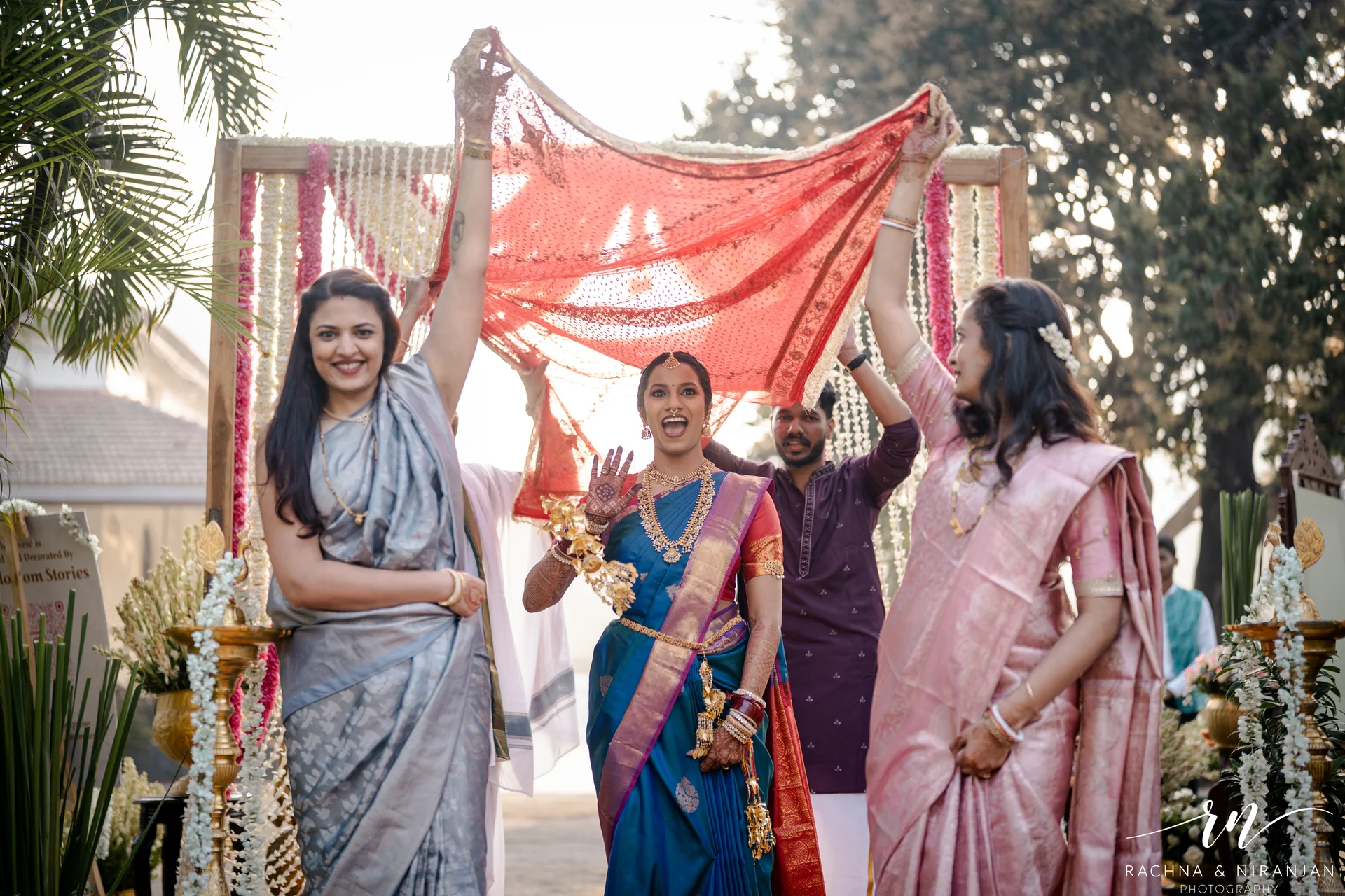 Destination style multicultural wedding photographed by destination wedding photographer in Pune 