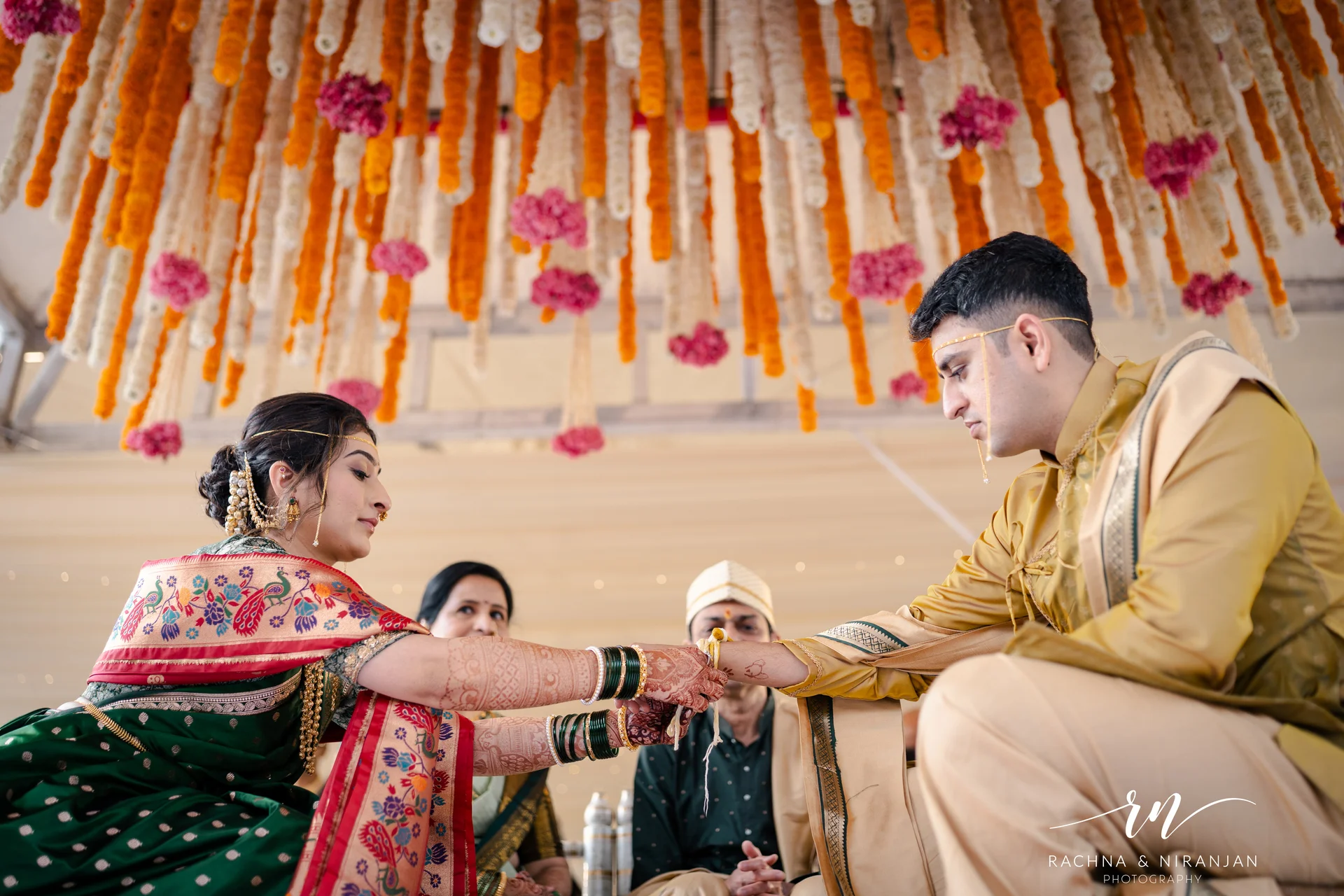Maharashtrian wedding rituals at Sub Area Mess Pune ceremony